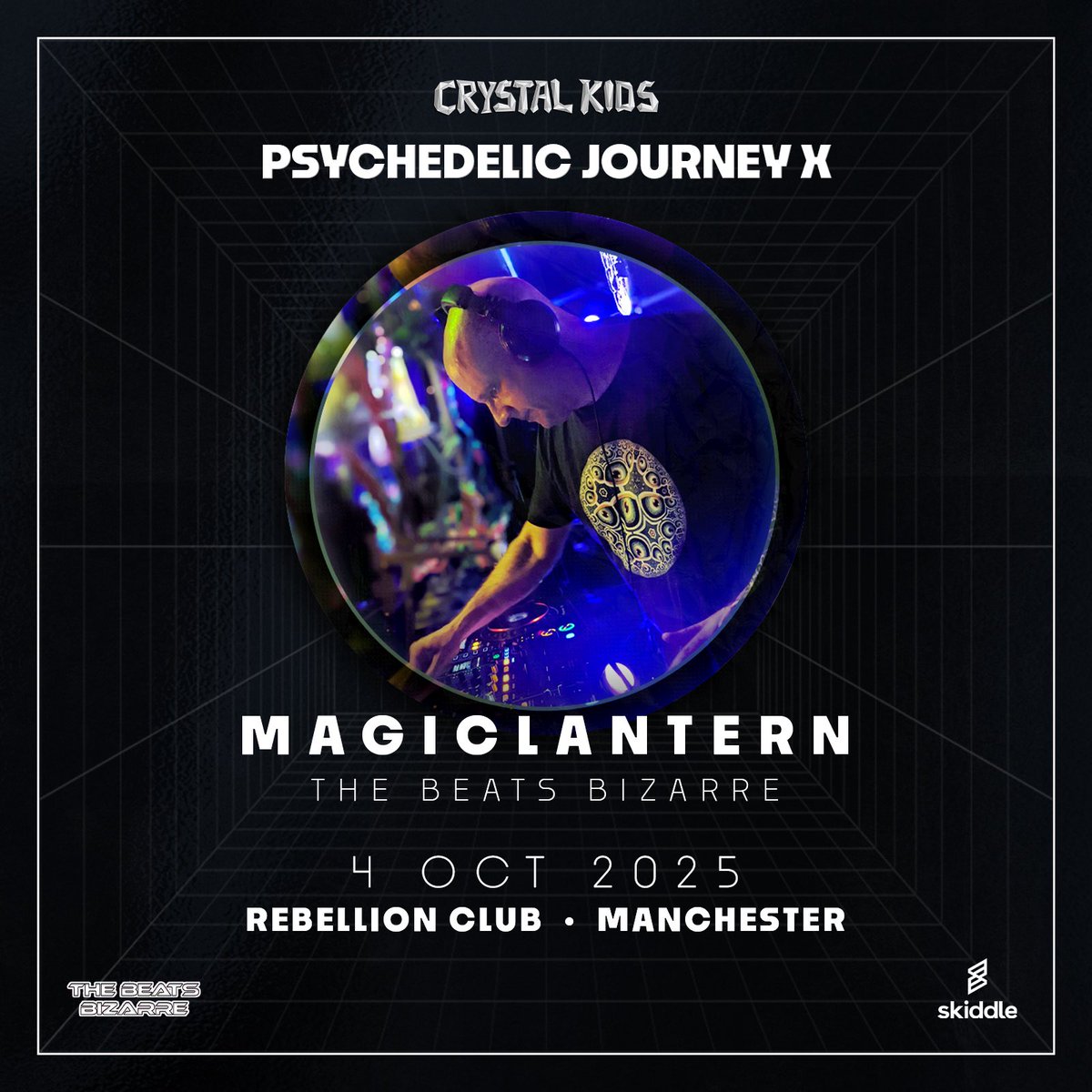 Catch Magiclantern at Rebellion Manchester in October!  
🎫 skiddle.com/e/40131405

#psytrance #psytranceworld #psytranceparty #psytrancefestival #psytrancefamily #psytranceculture #psytranceworld #psytrancemusic #manchester