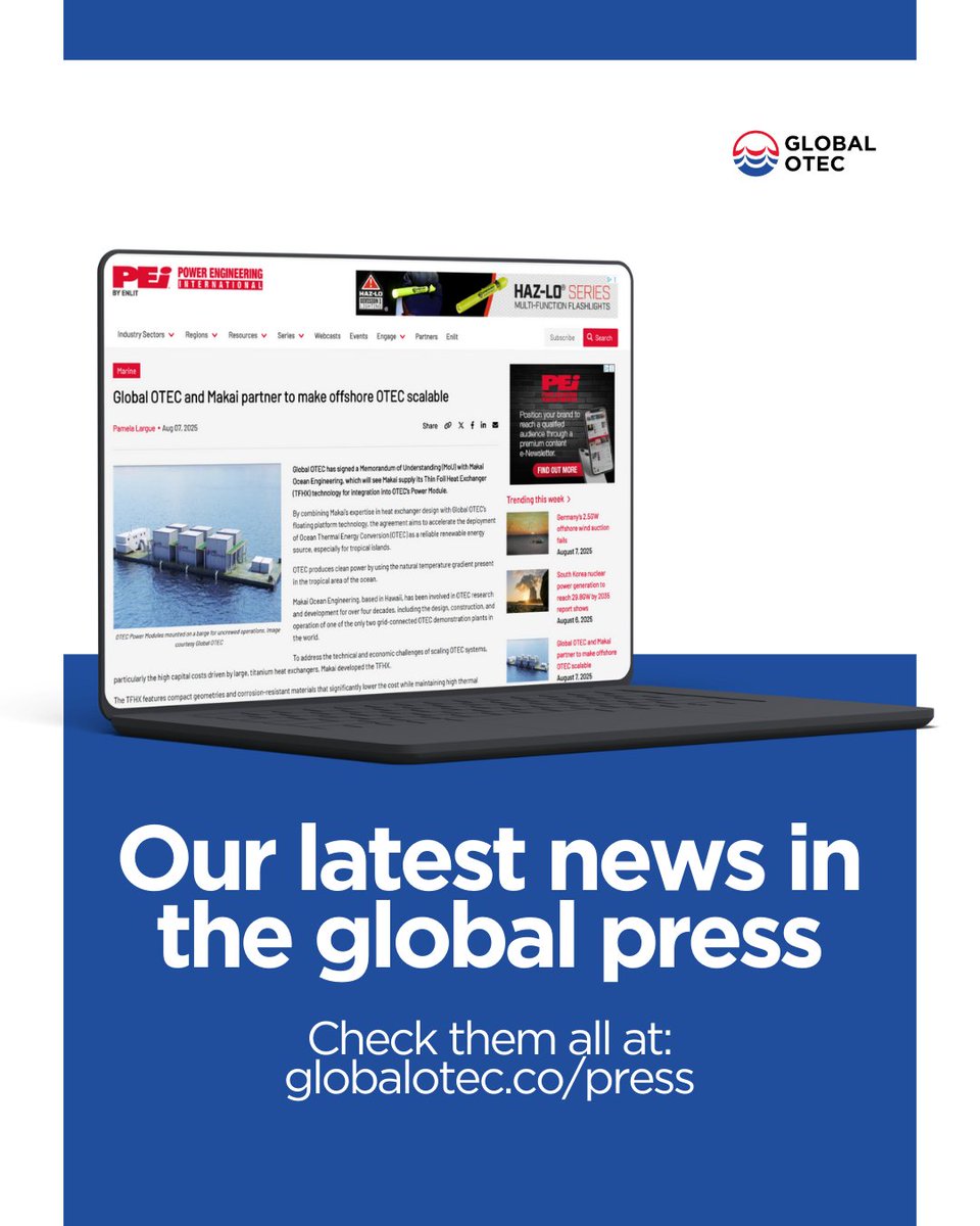 Global OTEC tweet media