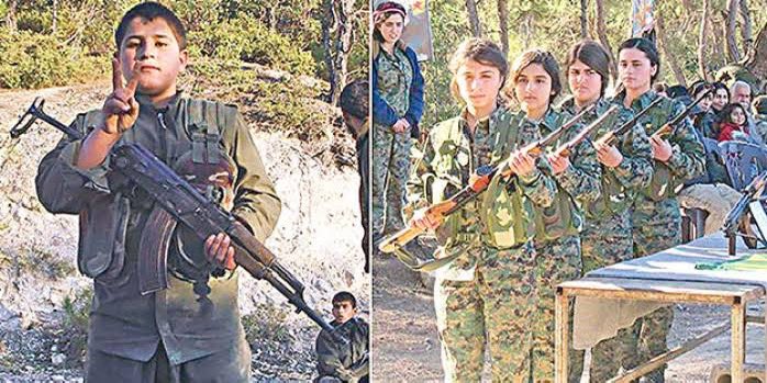 PKK terör örgütü tabura zaroken (çocuk taburu) adı altında çocuklara öldürmeyi öğreten dünyadaki sayılı aşağılık örgütlerin başında gelirken aklı evveller örgütün elebaşından barış nutukları dinliyor. Daha da trajikomik olanı bizim de dinlememizi istiyor.

Sokaklarda çeteleşen ve