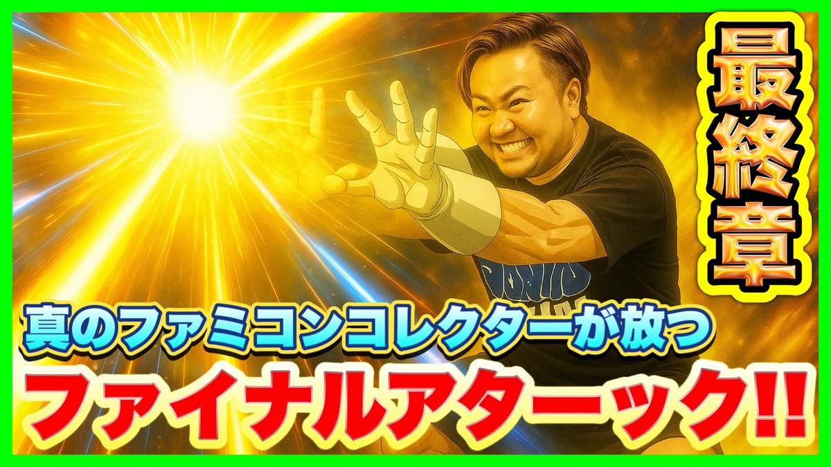 新作動画のお知らせ
遂に究極のファミコンコレクターアタックさんのファイナルアタック‼️
これが世界レベルのコレクターだ✨✨
是非最強をお楽しみ下さいませ☺️🙏
この後18時36分よりアタックさんのチャンネルでもコラボ動画アップされますのでお楽しみに✨
youtu.be/VGCAt822cLM?si…