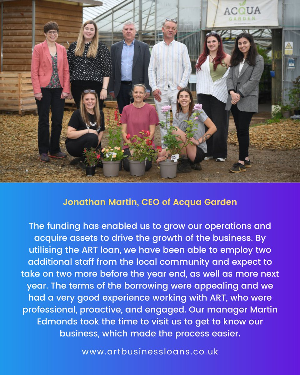 Another great testimonial from a client!

Thank you for choosing ART Business Loans!

#BusinessGrowth #ClientSuccess #ARTBusinessLoans