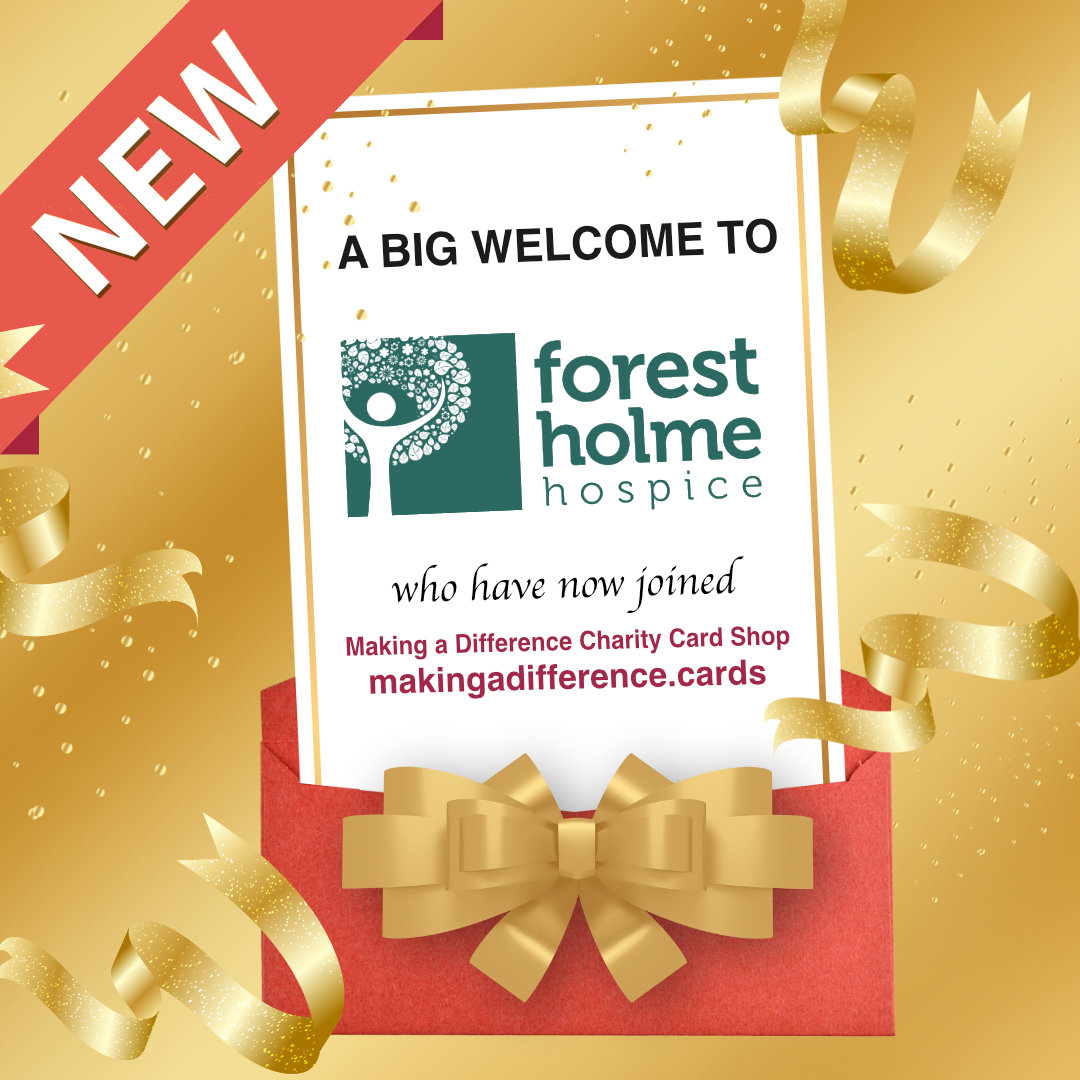 Making A Difference Cards (@cards4giving) on Twitter photo WELCOME #ThisMorning to <a href="/ForestHolme/">Forest Holme Hospice Charity</a> who have joined our #community. If you send cards throughout the year, via Post, Whatsapp, email, text or socials, you can now support them by sending through gb.makingadifference.cards/supporting/for…
Forest #Hospice #BBCBreakfast #r4today #CommunitySupport WELCOME #ThisMorning to <a href="/ForestHolme/">Forest Holme Hospice Charity</a> who have joined our #community. If you send cards throughout the year, via Post, Whatsapp, email, text or socials, you can now support them by sending through gb.makingadifference.cards/supporting/for…
Forest #Hospice #BBCBreakfast #r4today #CommunitySupport