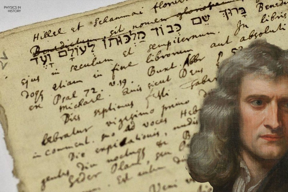 Newton wrote more about theology than about science and math combined. He was deeply religious and spent a considerable amount of time studying the Bible, writing about his interpretations of scripture, and predicting the end of the world, which he speculated would not occur