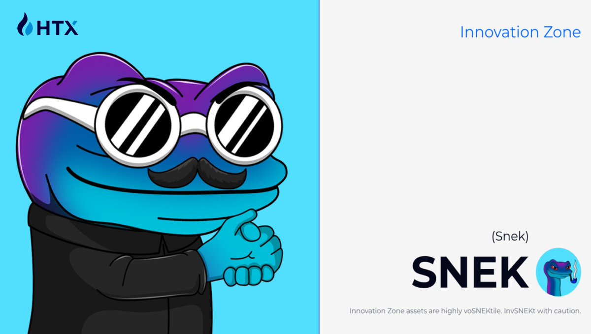 📢New Listing Alert!

$SNEK <a href="/snek/">Snek 🐍</a> on HTX Innovation Zone!

🔹Deposits Opened
🔹Trading Starts Soon!

Details:htx.com.de/en-us/support/…