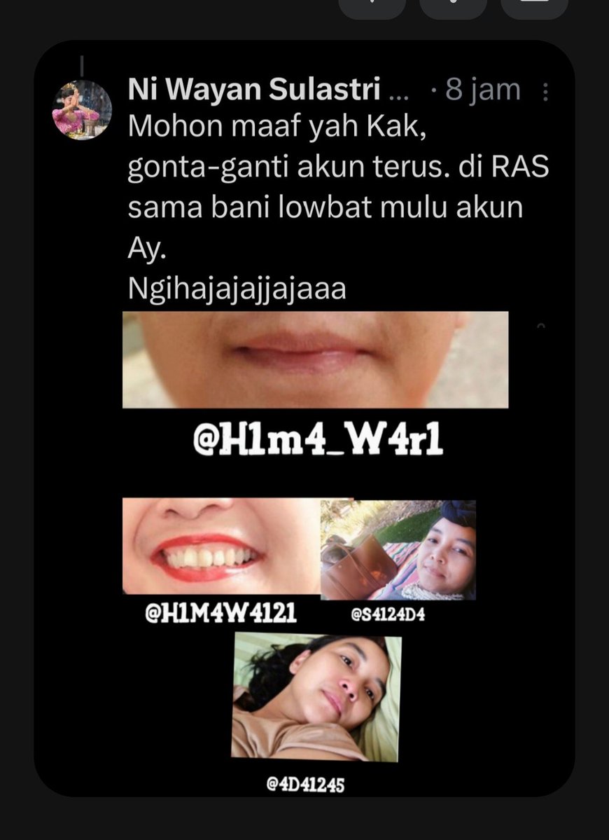 vee'drajat ⏩⏩ vd ⏪⏪ (@evidrajat) on Twitter photo <a href="/MARQUEZ__93/">🇮🇩 🇮🇩MARQUEZ 🇮🇩🇮🇩</a> <a href="/PCReborn172737/">Buru Celengnya Termul.</a> <a href="/Atik897644/">atik</a> <a href="/hobysantuy/">16% Slayer</a> <a href="/tigadewamania/">🍾ϲοиgγαиg 🥴</a> <a href="/bonapasogit24/">Toba</a> <a href="/_aji_satrio_/">GUS DEMIT.</a> <a href="/BuruCeleng96454/">Asal Bukan TerMul 👌</a> <a href="/Amotsky/">ASirait</a> <a href="/TOPssstt/">🇵 🇴 🇱 🇮 🇹 🇮 🇰s 0🔢9A🔠Z</a> <a href="/Bara_4kb4r/">COBRA</a> <a href="/WayangPedalaman/">YN</a> <a href="/TheCurut007/">The Curut</a> <a href="/NgkongRoses/">Call Me Ngkong Roses🌹</a> <a href="/Kingcube12/">Carrot</a> <a href="/demokrasi_ruwet/">katanya demokrasi</a> <a href="/SmileyNDeLight/">Ωнαт Єνєя !</a> Makanya sinenek PonSel bilang tinggal bikin lagi tp merasa direndahkan serendah rendahnya
😂🤣😂 <a href="/MARQUEZ__93/">🇮🇩 🇮🇩MARQUEZ 🇮🇩🇮🇩</a> <a href="/PCReborn172737/">Buru Celengnya Termul.</a> <a href="/Atik897644/">atik</a> <a href="/hobysantuy/">16% Slayer</a> <a href="/tigadewamania/">🍾ϲοиgγαиg 🥴</a> <a href="/bonapasogit24/">Toba</a> <a href="/_aji_satrio_/">GUS DEMIT.</a> <a href="/BuruCeleng96454/">Asal Bukan TerMul 👌</a> <a href="/Amotsky/">ASirait</a> <a href="/TOPssstt/">🇵 🇴 🇱 🇮 🇹 🇮 🇰s 0🔢9A🔠Z</a> <a href="/Bara_4kb4r/">COBRA</a> <a href="/WayangPedalaman/">YN</a> <a href="/TheCurut007/">The Curut</a> <a href="/NgkongRoses/">Call Me Ngkong Roses🌹</a> <a href="/Kingcube12/">Carrot</a> <a href="/demokrasi_ruwet/">katanya demokrasi</a> <a href="/SmileyNDeLight/">Ωнαт Єνєя !</a> Makanya sinenek PonSel bilang tinggal bikin lagi tp merasa direndahkan serendah rendahnya
😂🤣😂