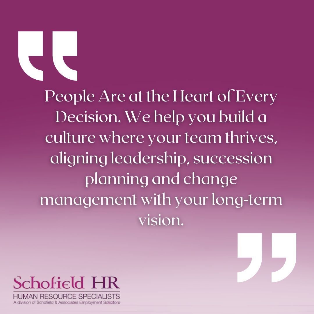At Schofield &amp; Associates, we believe every successful organisation is built on a foundation of engaged, empowered people. 

Book your free discovery call or call us on 01564  739 103 today.