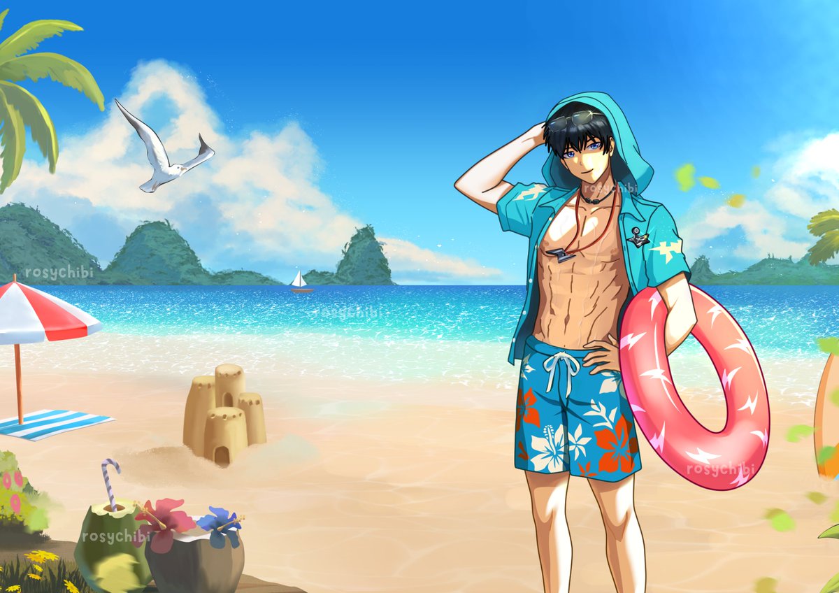 Anime illustration summer theme for my lovely client <3 Thank you so muchhh!!!! (˶˃ ᵕ ˂˶)  

Are you also interested in making anime art like thiss?⸜(｡˃ ᵕ ˂ )⸝♡  #artmoots  #ychanime #AnimeArt #animesummer #summer