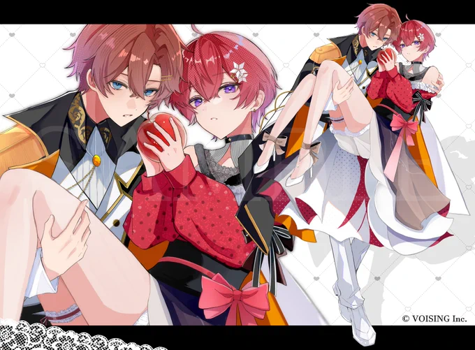 すたぽら ひよこ組様の【ロミオとシンデレラ】歌ってみたのイラストを担当させて頂きました よろしくお願いいたします!