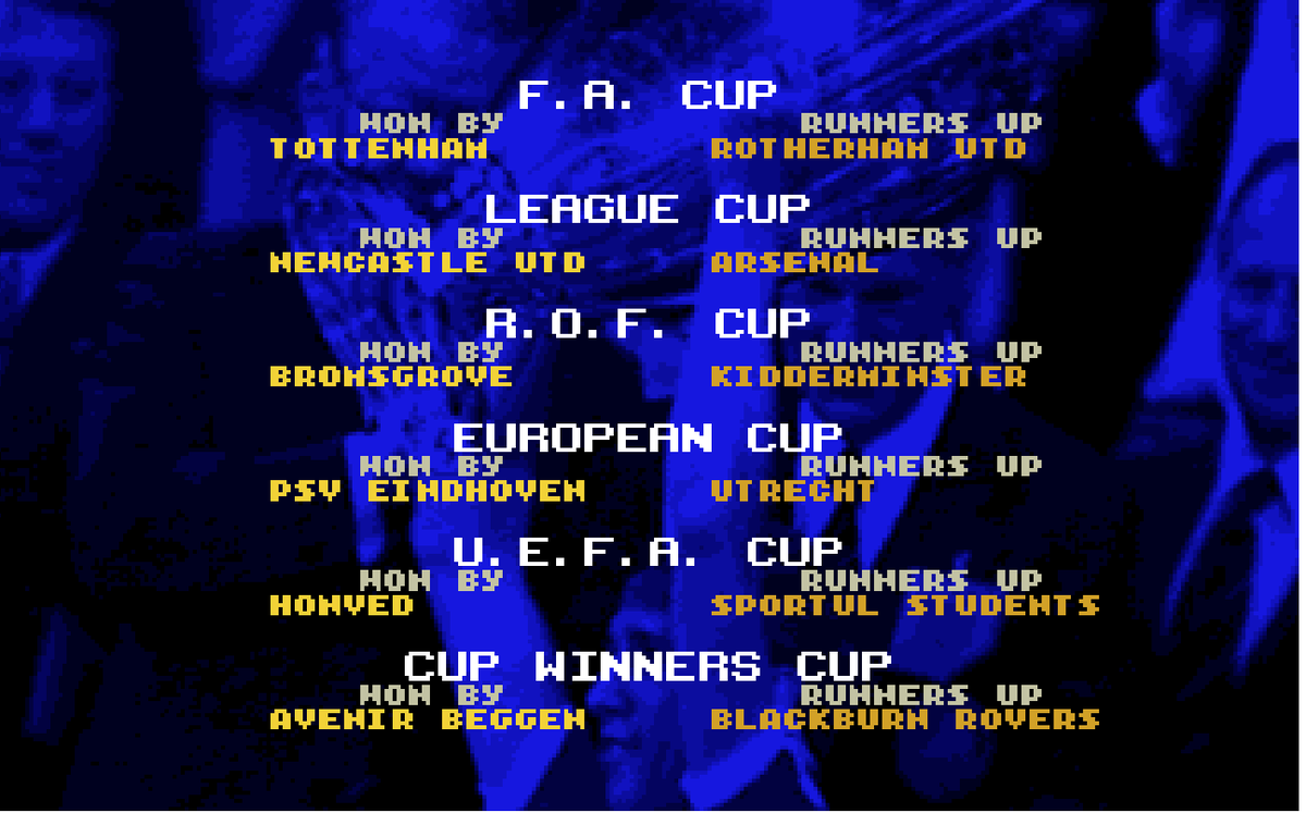 g00nFM's tweet photo. Season 6

A bit more leeway on the finances as the crowd poured in, and we strolled to a 1st place finish and promotion to Division 1.

A lot better on the goalscoring front as Stapleton was the league's top scorer with 18 goals. https://t.co/lkcyw66SGj