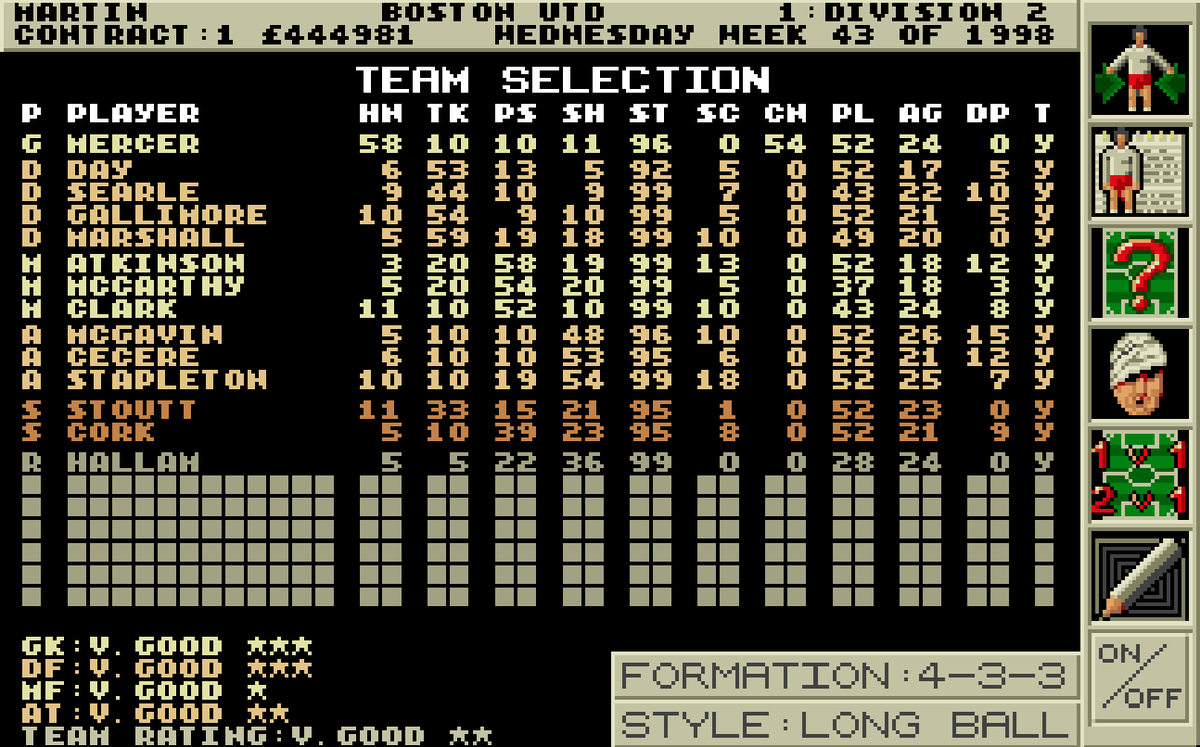 g00nFM's tweet photo. Season 6

A bit more leeway on the finances as the crowd poured in, and we strolled to a 1st place finish and promotion to Division 1.

A lot better on the goalscoring front as Stapleton was the league's top scorer with 18 goals. https://t.co/lkcyw66SGj