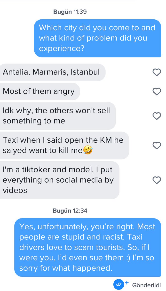 Bernard Maimon (@maimonbernard) on Twitter photo 2 hafta önce Türkiye’ye turist olarak gelen milyoner, model ve fenomen bir Kuveytlinin sözleri. Türkiye’deki IRKÇILIK ve AHLAKSIZLIK yüzünden hem para kaybediyoruz hem itibar. <a href="/TCKulturTurizm/">T.C. Kültür ve Turizm Bakanlığı</a> <a href="/MehmetNuriErsoy/">Mehmet Nuri Ersoy</a> <a href="/TC_icisleri/">T.C. İçişleri Bakanlığı</a> <a href="/AliYerlikaya/">Ali Yerlikaya</a> <a href="/iletisim/">T.C. İletişim Başkanlığı</a> 2 hafta önce Türkiye’ye turist olarak gelen milyoner, model ve fenomen bir Kuveytlinin sözleri. Türkiye’deki IRKÇILIK ve AHLAKSIZLIK yüzünden hem para kaybediyoruz hem itibar. <a href="/TCKulturTurizm/">T.C. Kültür ve Turizm Bakanlığı</a> <a href="/MehmetNuriErsoy/">Mehmet Nuri Ersoy</a> <a href="/TC_icisleri/">T.C. İçişleri Bakanlığı</a> <a href="/AliYerlikaya/">Ali Yerlikaya</a> <a href="/iletisim/">T.C. İletişim Başkanlığı</a>