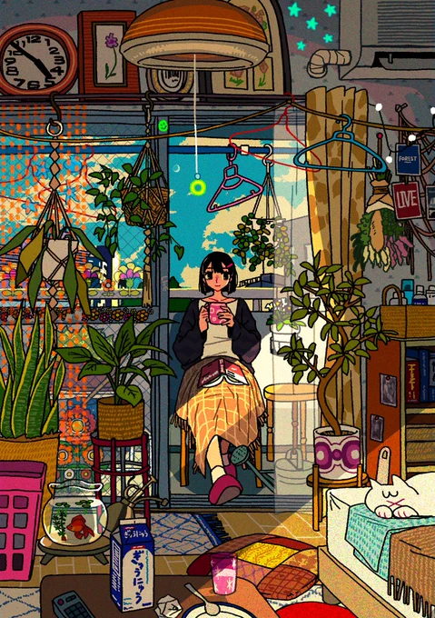 6月に大阪で開催された「ILLUSTRATORS EXPO」の東京展が8月15日(金)から17日(日)までワールド北青山ビル 2Fにて開催されますこちらの絵を展示していただいてます! #イラストEXPO