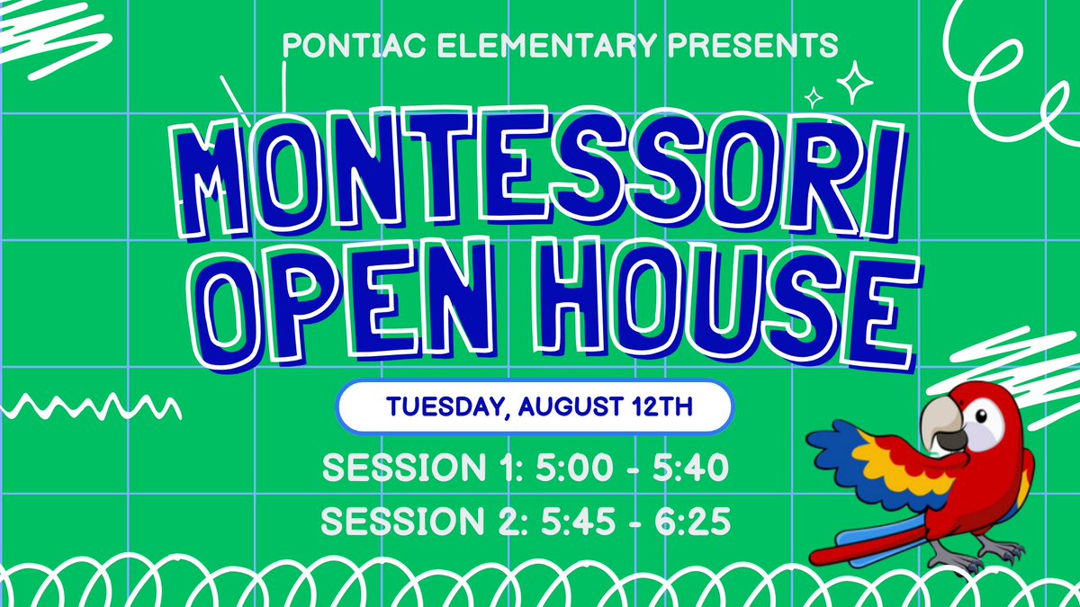 Excited to see all of our families tonight for Montessori Open House!