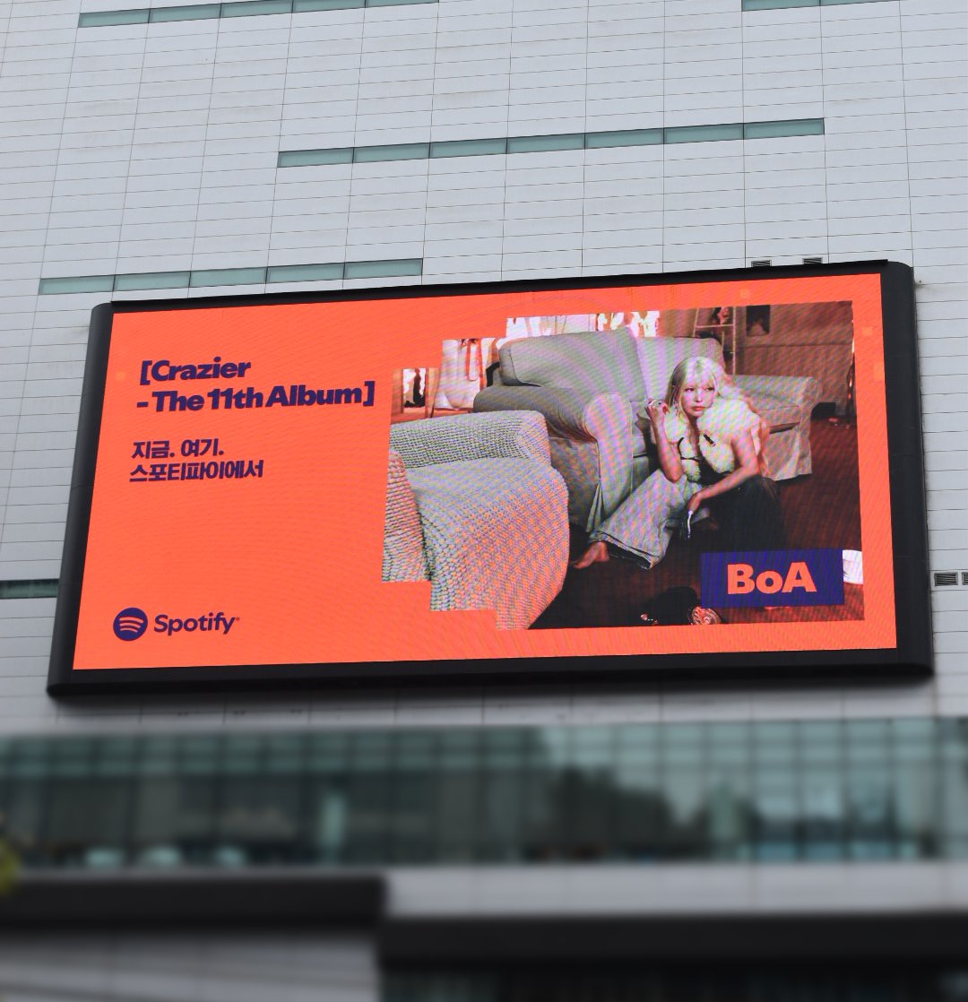 BoA Official (@boa_official) on Twitter photo Thank you <a href="/Spotify/">Spotify</a>!
Make sure to listen to "Crazier - The 11th Album" now🔥
🎧BoA.lnk.to/Crazier/Spotify
#BoA #보아
#Crazier #BoACrazier
<a href="/SpotifyKR/">Spotify Korea</a> <a href="/SpotifyKpop/">Spotify ❤️ K-Pop</a> Thank you <a href="/Spotify/">Spotify</a>!
Make sure to listen to "Crazier - The 11th Album" now🔥
🎧BoA.lnk.to/Crazier/Spotify
#BoA #보아
#Crazier #BoACrazier
<a href="/SpotifyKR/">Spotify Korea</a> <a href="/SpotifyKpop/">Spotify ❤️ K-Pop</a>