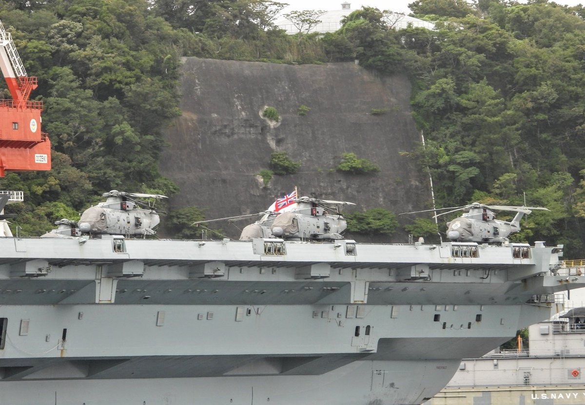 🇬🇧英海軍空母「ﾌﾟﾘﾝｽ・ｵﾌﾞ・ｳｪｰﾙｽﾞ (HMS Prince Of Wales, R09」の艦載機