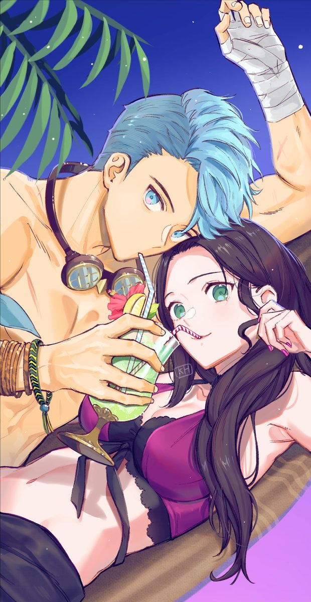 推しカプの涼しいイラスト
#FE3H #dorospar #カスドロ 