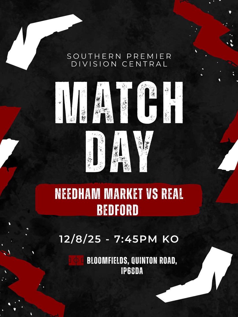 nmfcbible's tweet photo. 🔴MATCHDAY⚪️
Today we host @realbedford in our second game back in step 3. Come on you reds 🔴⚪️
#nmfc
#nmfcbible
prices 💵
adults: £15
concessions: £10
12-16: £5
U12: FOC https://t.co/zKuccKiJ5w