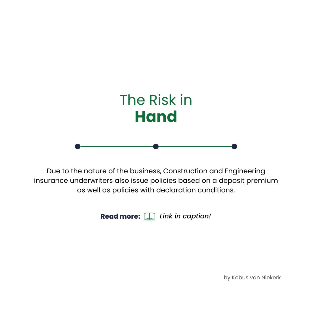 𝗧𝗵𝗲 𝗣𝗿𝗼𝗽𝗼𝘀𝗲𝗿’𝘀 𝗲𝘅𝗽𝗲𝗿𝗶𝗲𝗻𝗰𝗲 𝗶𝗻 𝘁𝗵𝗲 𝗰𝗹𝗮𝘀𝘀 𝗼𝗳 𝗯𝘂𝘀𝗶𝗻𝗲𝘀𝘀

𝗥𝗲𝗮𝗱 𝗺𝗼𝗿𝗲 📖: consort.co.za/understanding-…

#TrustedEngineeringInsurance #Consort #Premiums #Declarations #Policies #Underwriting #DepositPremium #Burner