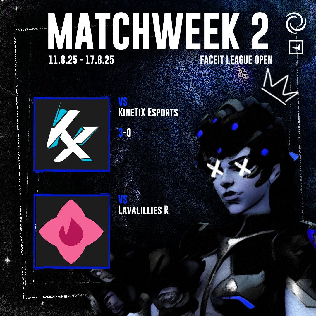 Void0ow's tweet photo. Our Faciet Matches for this week, wish us luck against @LavaLillies Rising on Wednesday!

#NoEscape https://t.co/HpaVm9z7Ee