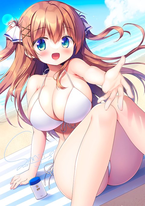 「きてきて!」🏖️ 