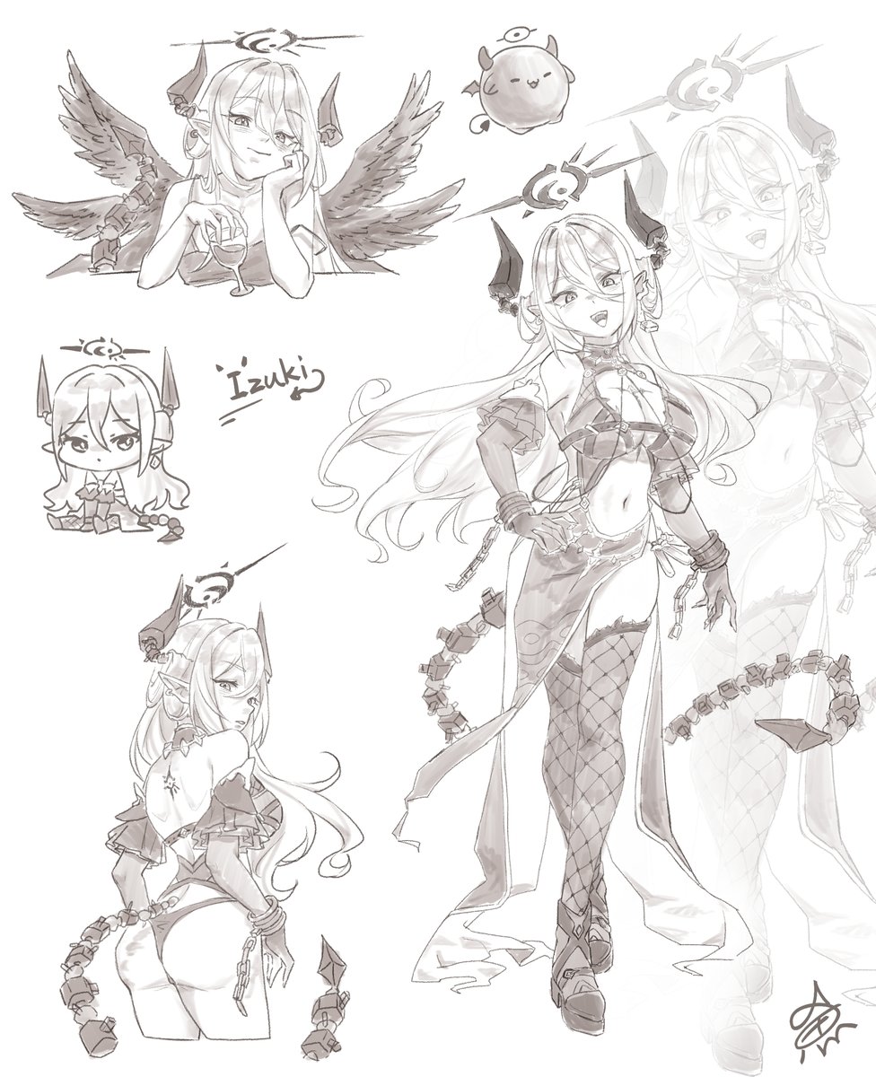 第四天!
王月女士登場😈
#ItsukiPaint