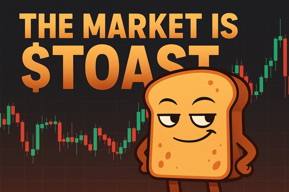 burntloaf_sol's tweet image. The market isn’t bullish.
The market isn’t bearish.

The market is toasted. 🍞🔥

$TOAST #toastcoin #Solana #memecoin #CryptoTwitter #WAGMI #altcoins #degens #cryptomemes
