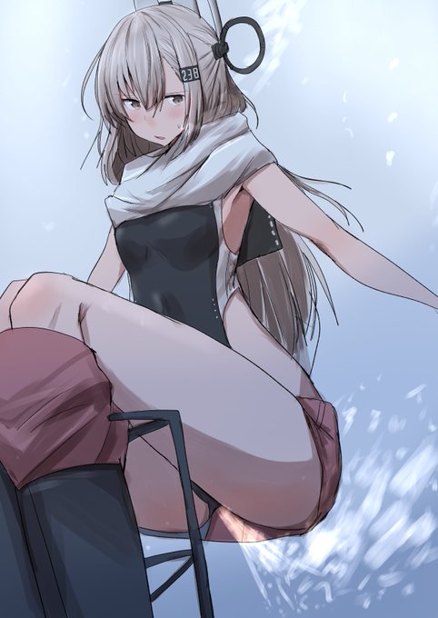 お題の水中放屁してしまうワフーちゃんです。 