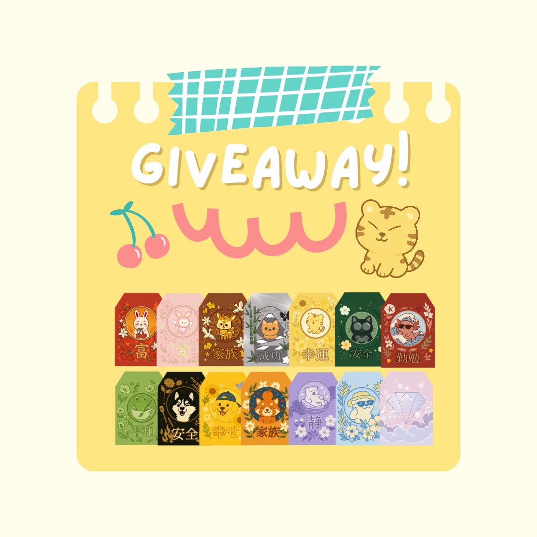 winkeli_doodle's tweet photo. 🎉 GIVEAWAY TIME! 🎉
To celebrate my SEVENTEEN Omamori collection, I’m picking winners from BOTH Twitter &amp; Instagram 🐯🌸

Details in pic below 💖

Please help to RT ✨️

#giveaway #SEVENTEEN #CaratMerch #Omamori #KpopMerch #FanmadeMerch #pasarseventeen https://t.co/h2SwH0DQZ2