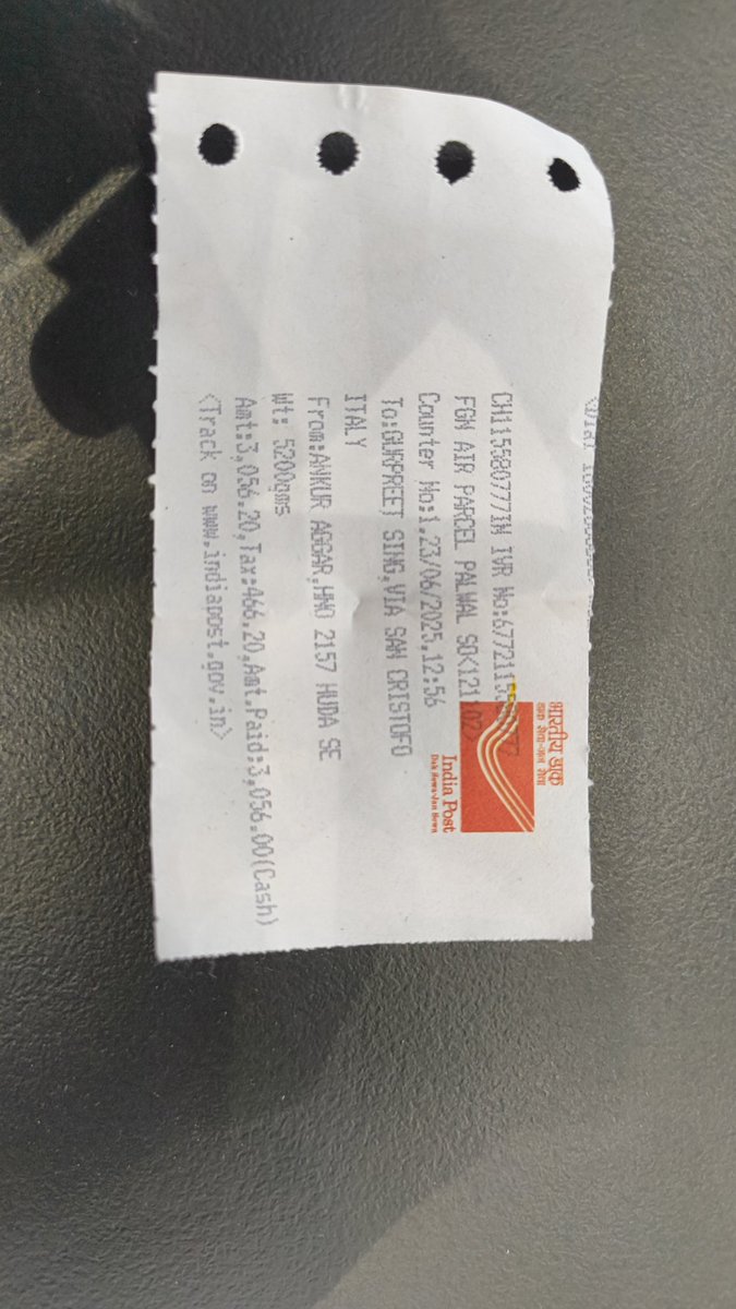 ankur51295's tweet photo. @IndiaPostOffice Hello, i have booked article on 23 June for Italy with number CH115580777IN, but still no update on delivery and new website shows article not booked. Now what to do? https://t.co/WsxEEsix2y
