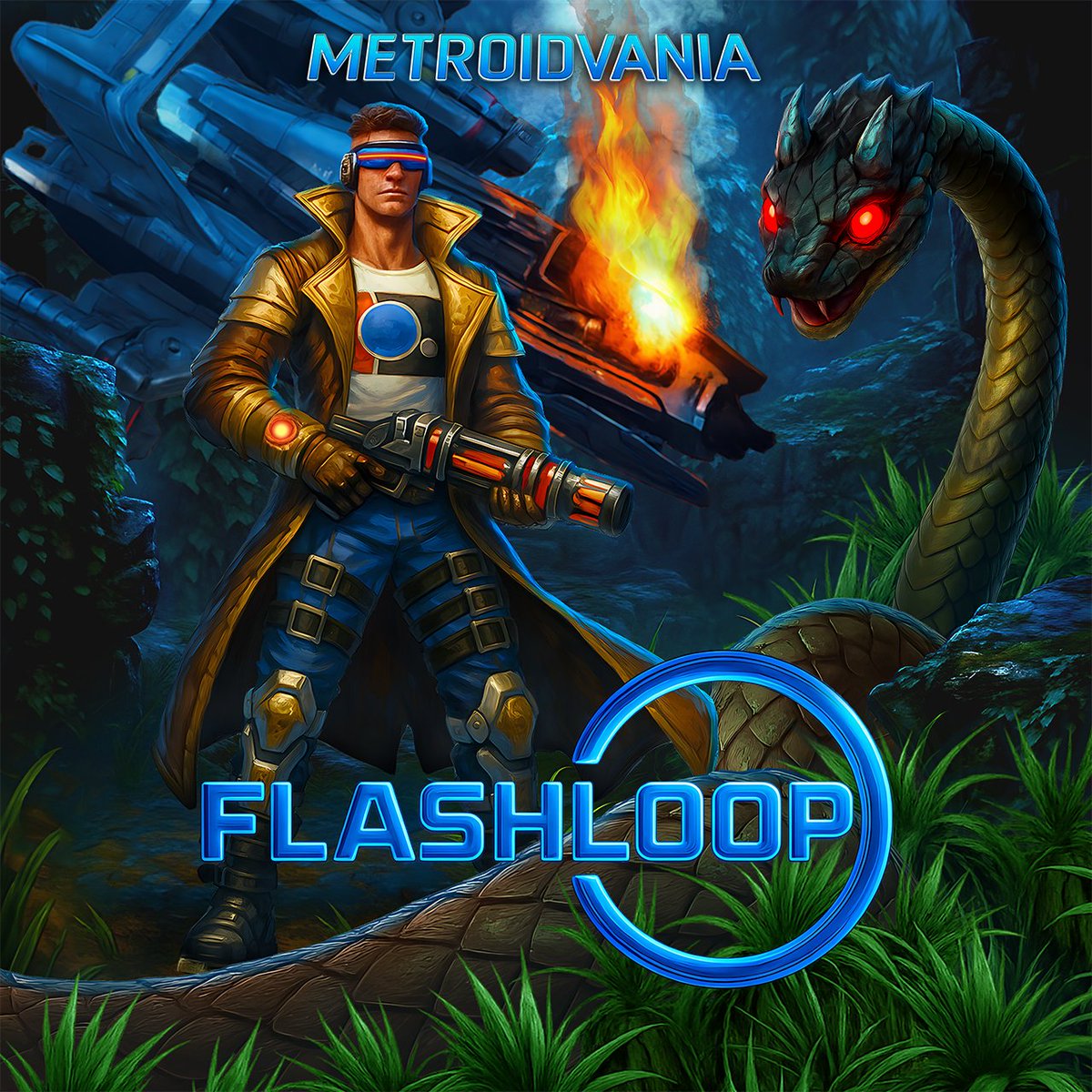 TheFlashloop's tweet photo. FLASHLOOP new art
#Flashloop #metroidvania #adventure #indiegame https://t.co/BVoEE4yMyC