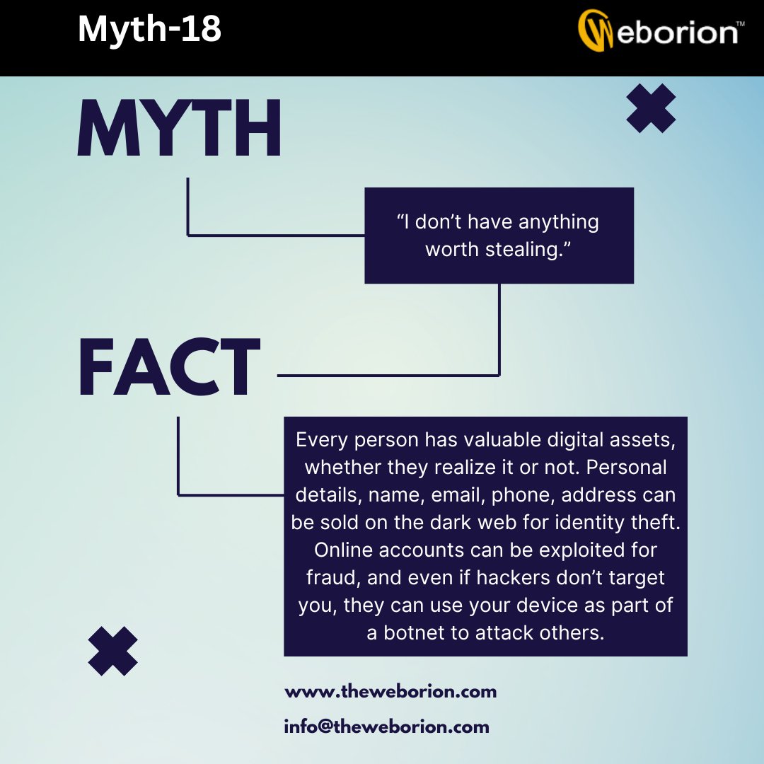 🚨💻 Thinking you have nothing worth stealing online? Think again! Personal details, even your device, hold value. Stay safe online!
#CyberSecurity #OnlineSafety #DigitalSecurity #ProtectYourData