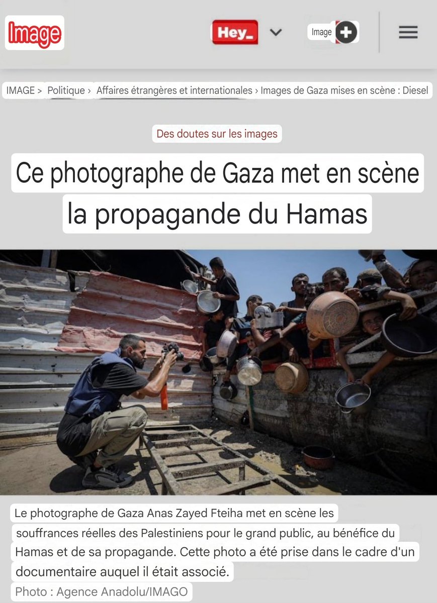 🔴Il n'y a que BILD pour imprimer la vérité : 1️⃣la famine à Gaza est mise en scène 2️⃣Anas al Sharif était un terroriste déguisé en journaliste. 
Alors que depuis le 7/10, les organes de presse "de référence" (NYT, BBC, le Monde etc.) publient rétractations sur mensonges 🤦‍♂️
