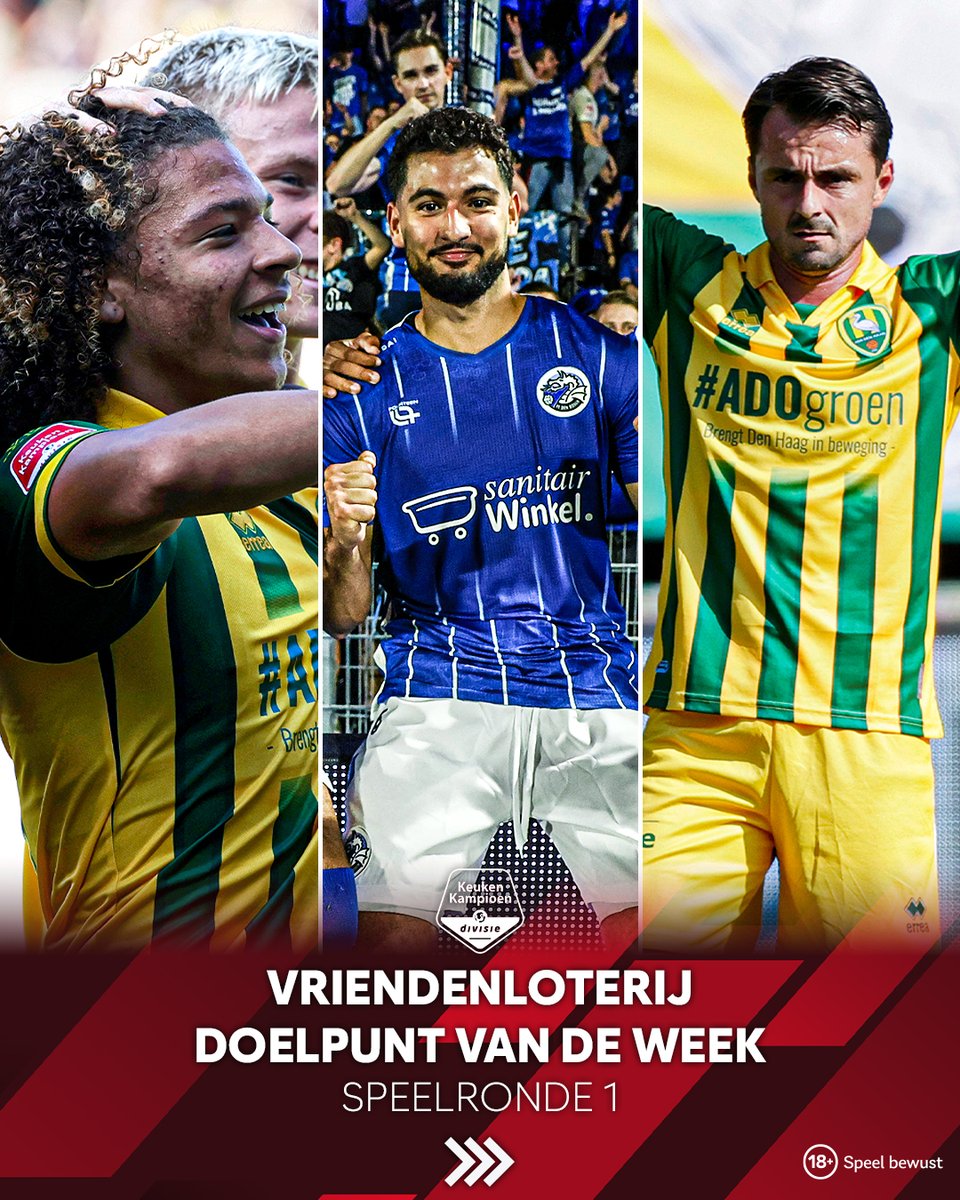 1e_Divisie's tweet image. 𝗦𝘁𝗲𝗺 𝗻𝘂 𝗼𝗽 𝗵𝗲𝘁 𝗩𝗿𝗶𝗲𝗻𝗱𝗲𝗻𝗟𝗼𝘁𝗲𝗿𝗶𝗷 𝗗𝗼𝗲𝗹𝗽𝘂𝗻𝘁 𝘃𝗮𝗻 𝗱𝗲 𝗪𝗲𝗲𝗸! ⚽️🗳️

Doelpunt van de Week wordt mede mogelijk gemaakt door VriendenLoterij.

#KeukenKampioenDivisie