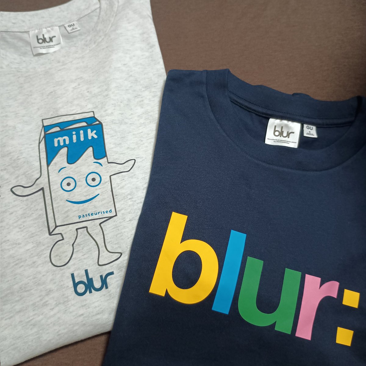 milk君かわいい〜🥛💙🩷

GUのBLUR Tシャツ
買ってきた！