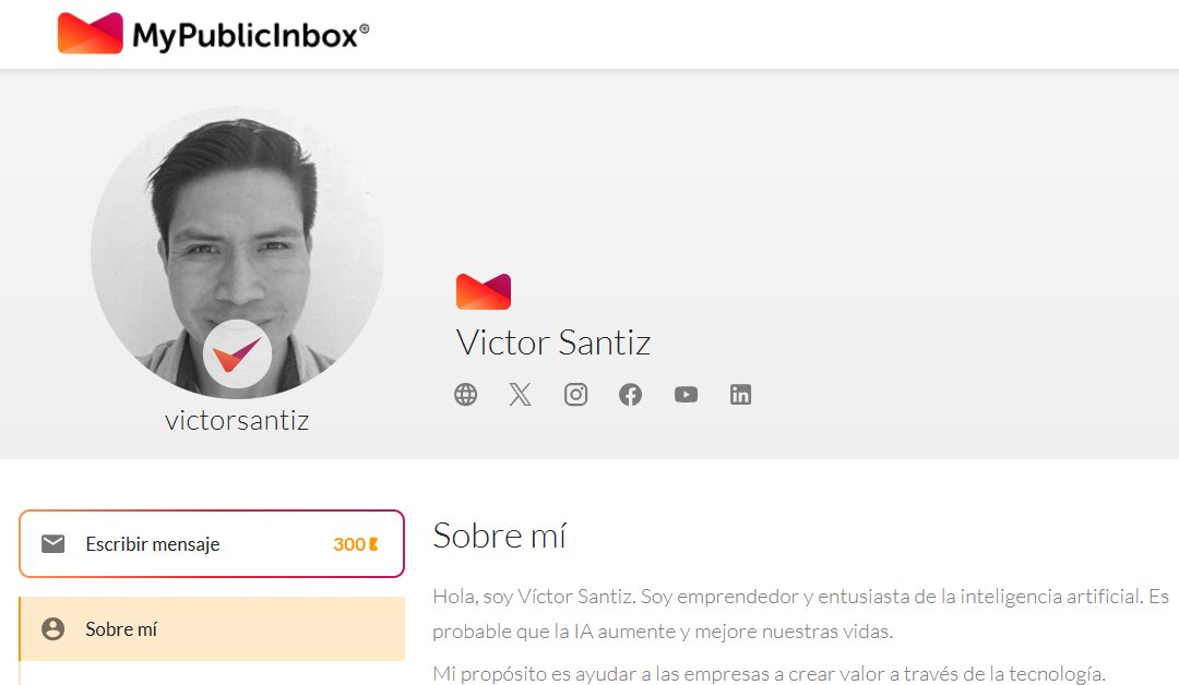MyPublicInbox (@mypublicinbox) on Twitter photo Damos la bienvenida en <a href="/mypublicinbox/">MyPublicInbox</a> a <a href="/VictorSantiz333/">Víctor Santiz</a>, emprendedor y entusiasta de la tecnología y la inteligencia artificial, su trayectoria profesional siempre orientada a la industria y mundo tecnológico le lleva como propósito a ayudar a las empresas a crear valor a través Damos la bienvenida en <a href="/mypublicinbox/">MyPublicInbox</a> a <a href="/VictorSantiz333/">Víctor Santiz</a>, emprendedor y entusiasta de la tecnología y la inteligencia artificial, su trayectoria profesional siempre orientada a la industria y mundo tecnológico le lleva como propósito a ayudar a las empresas a crear valor a través