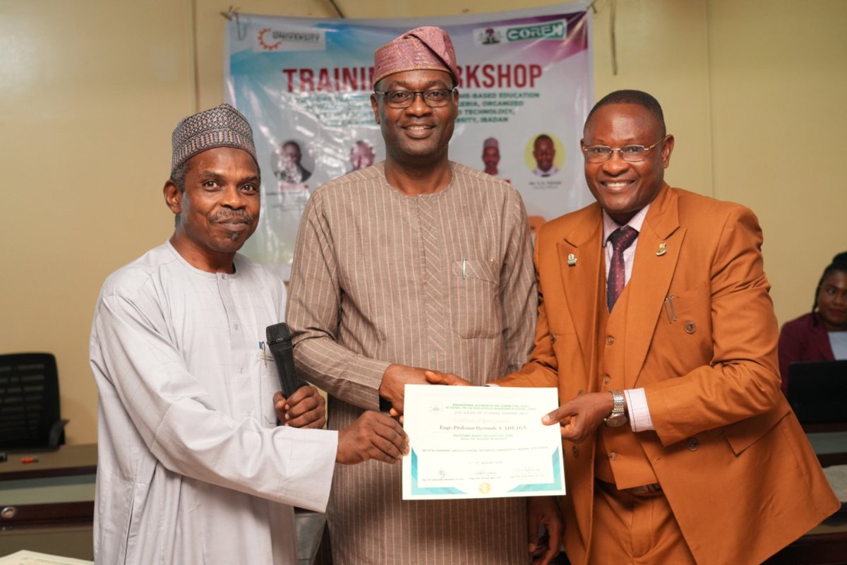 tech_uofficial's tweet image. The workshop marked a bold step toward producing graduates with the skills, competence, and mindset for industry and self-employment. Future engineers, we’re ready for you! 🔧📚 

#TechU #COREN #OutcomeBasedEducation #EngineeringExcellence #EducationForTheFuture #SkillsForLife