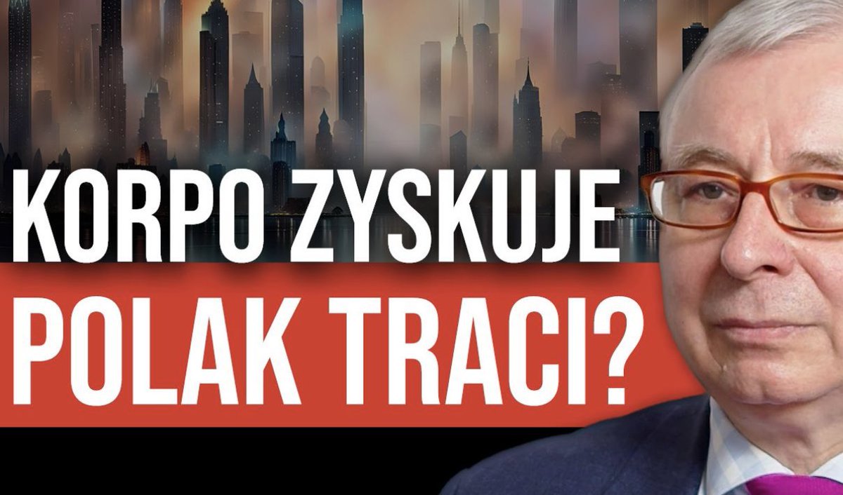 Żądanie równości wobec prawa jest znów hasłem rewolucyjnym w Polsce.
Rozmowa o właściwościach i konsekwencjach systemu, w którym obywatel Polski, a zwłaszcza przedsiębiorca ma gorsze prawa niż zagraniczne korporacje. 
youtu.be/acFbOsICUtc

<a href="/RGwiazdowski/">Robert Gwiazdowski</a> <a href="/jacek_gniadek/">Jacek Gniadek SVD 🇵🇱 🇨🇱</a>