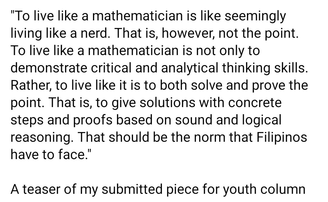 rjthegreat211's tweet photo. Live like a mathematician https://t.co/MZhNOvpttH