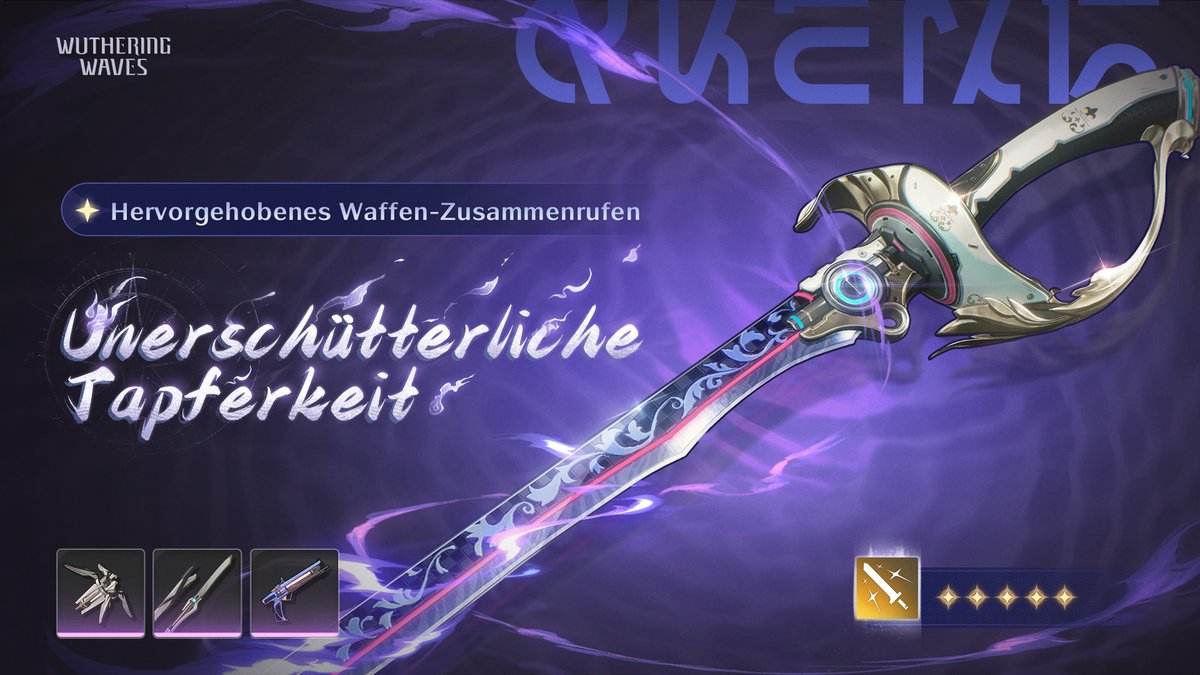 [Absolute Pulsation] Hervorgehobenes Waffen-Zusammenrufen: Erhöhte Abwurfrate für Unerschütterliche Tapferkeit

Während des Events werden die Abwurfraten für die 5-Sterne-Waffe [Unerschütterliche Tapferkeit] sowie 4-Sterne-Waffen [Overtüre], [Variation] und [Novaburst] für eine