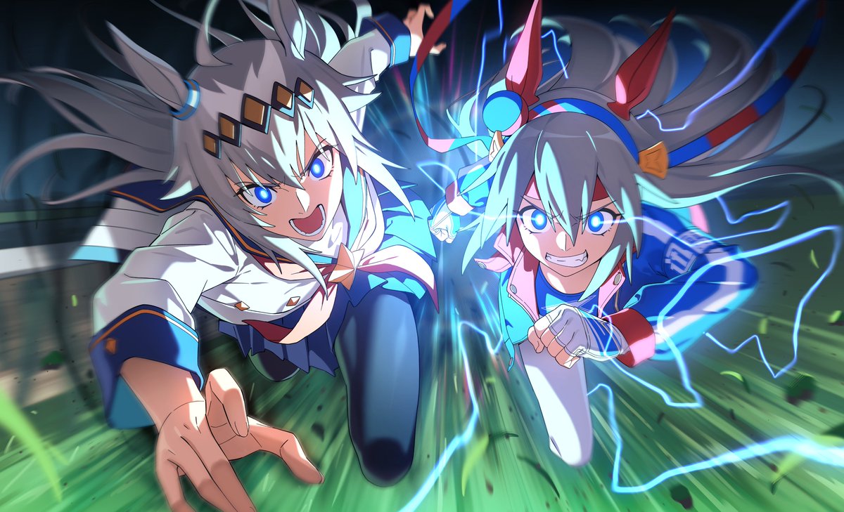 animato017's tweet photo. Oguri vs Tamamo
#ウマ娘 #ウマ娘プリティーダービー #シングレ #umamusume #CinderellaGray https://t.co/4Dk4neJm8b