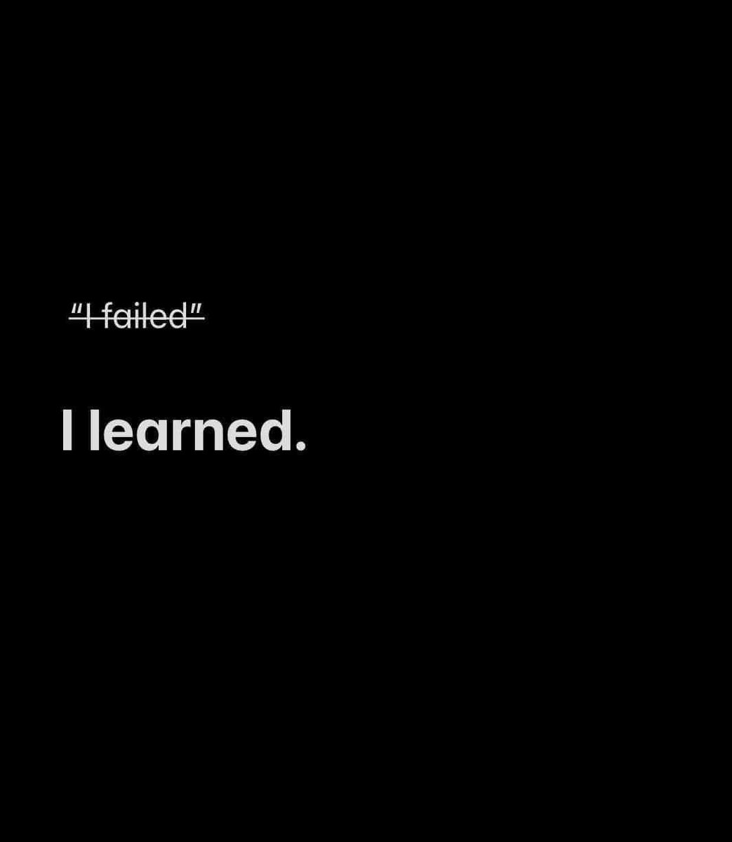 Every setback is a setup for a greater comeback.
I didn’t fail...
I learned.
Keep growing, keep rising. 💯