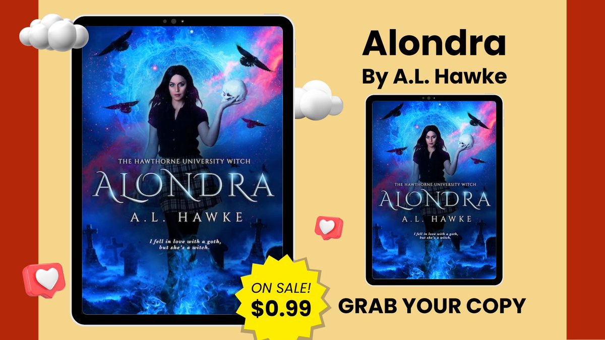 Get ready to enter the magical and dark world of the witch Alondra. Intrigue, romance with a splash of spooky, #Alondra by A.L. Hawke is a must-read. Grab your copy now cravebooks.com/b-15695?refere… #RomanceBooks
