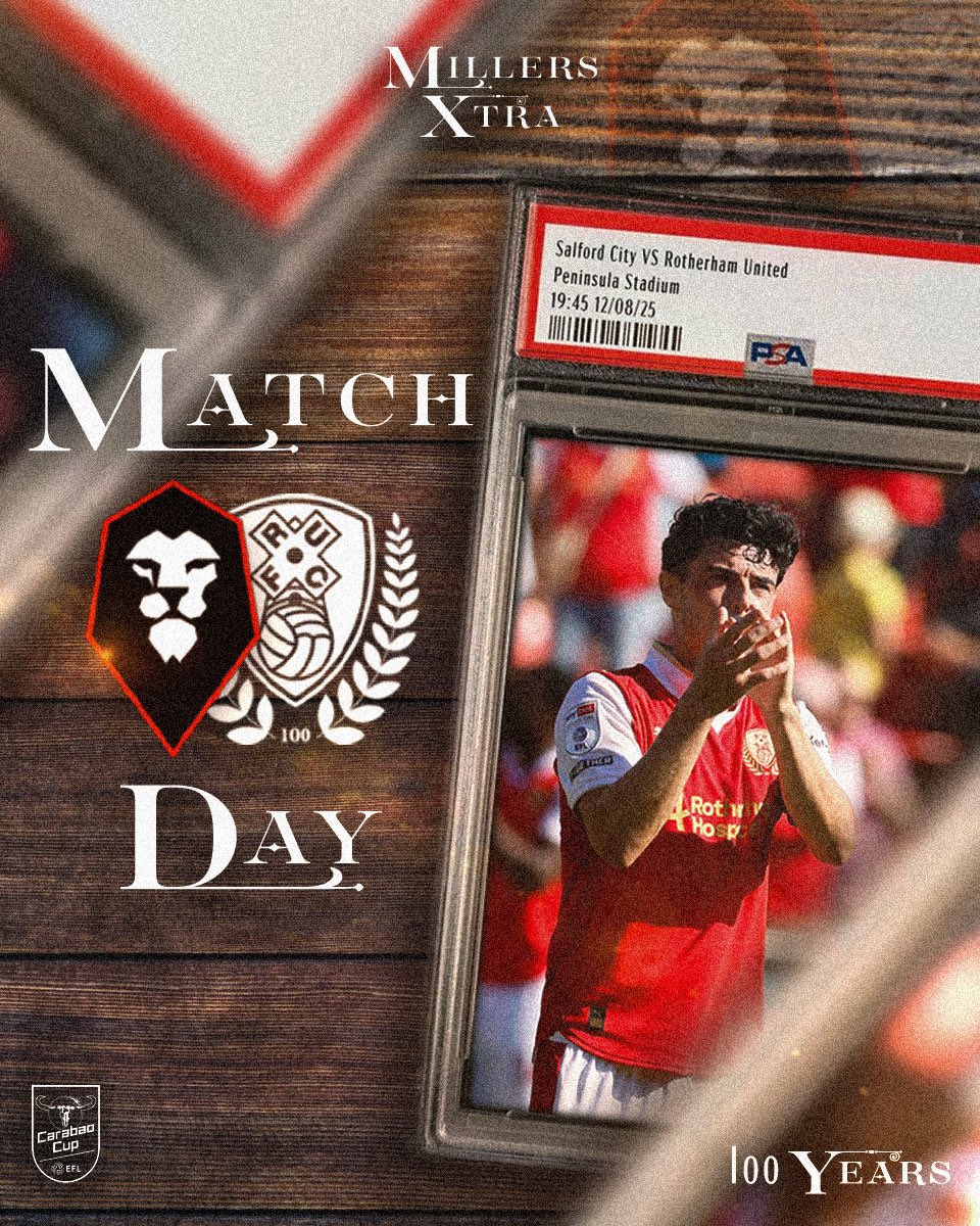 𝗜𝗧'𝗦 𝗠𝗔𝗧𝗖𝗛𝗗𝗔𝗬!!!

🏆<a href="/Carabao_Cup/">Carabao Cup</a> 
🏟️ The Peninsula Stadium 
🆚<a href="/SalfordCityFC/">Salford City FC</a> 
⏰19:45 

#RUFC