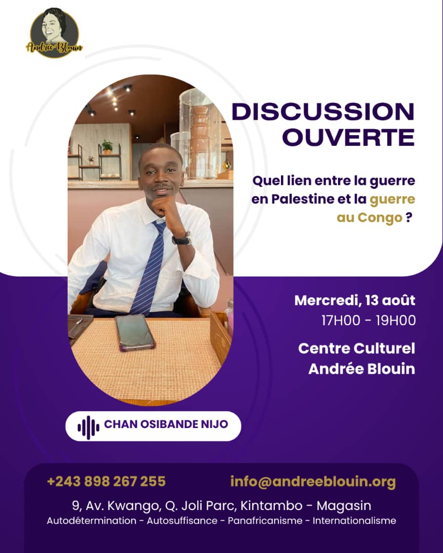 ccandreeblouin's tweet photo. Demain, nous établirons le lien entre la guerre en #Palestine et celle en #RDC : stratégies de chaos, massacres, pillages… mais aussi les intérêts qui s’y cachent.

Venez nombreux vivre avec nous ce moment de réflexion et de partage.

Bienvenue !
#Ccab #Internationalisme https://t.co/u6EDRfmUpo