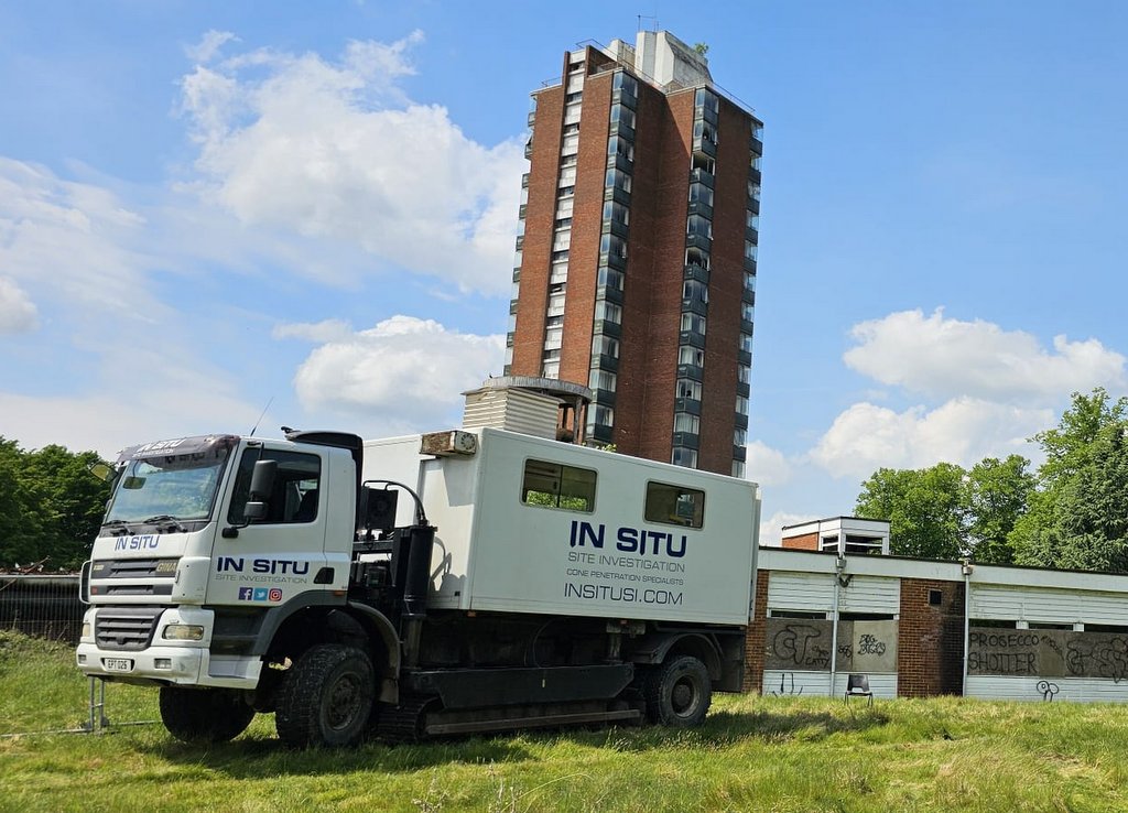 CPTs completed in Buckinghamshire using 'Toni', CPT 025 #InSituSI #toni #CPTrig #groundinvestigation #siteinvestigation #cpts