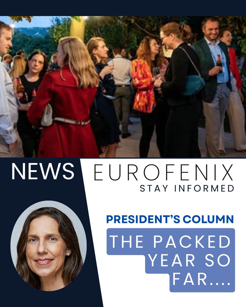 ➡️ In her latest update, President Alice van der Schee reflects on her first six months as President at INSOL Europe, highlighting a strong focus on membership engagement and the work of the Strategic Taskforce 2030. 
Read all the news:
📙 bit.ly/Eurofenix_Late… 

#INSOLEurope