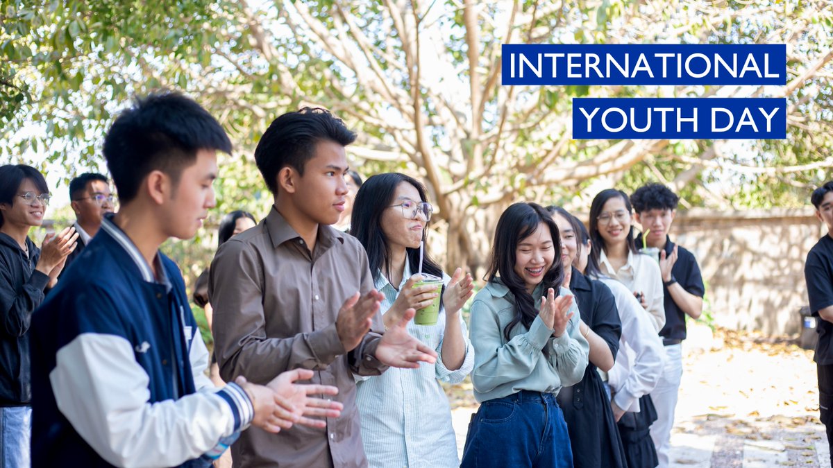 shareentuladhar's tweet photo. As we celebrate this milestone #YouthDay, we must also look ahead — with youth at the center of our vision for the future 🌱

Let us reflect on how we're engaging young people, including young migrants, not merely as beneficiaries but as partners of the change we aspire to see 🌏 https://t.co/hUw8WNsS6h