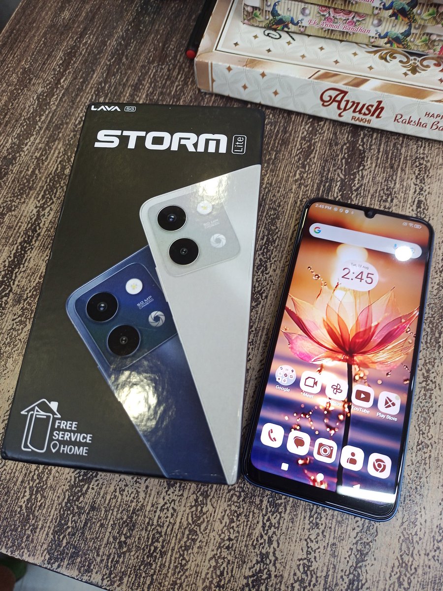 IbonBorah's tweet image. Just arrived 
Lava Storm Lite 5G 🔥