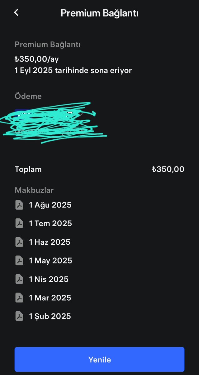 #Tesla #Premiumbağlantı ücreti aylık 150tl den  350tl yükselmiştir 
Bizde iptal ettik