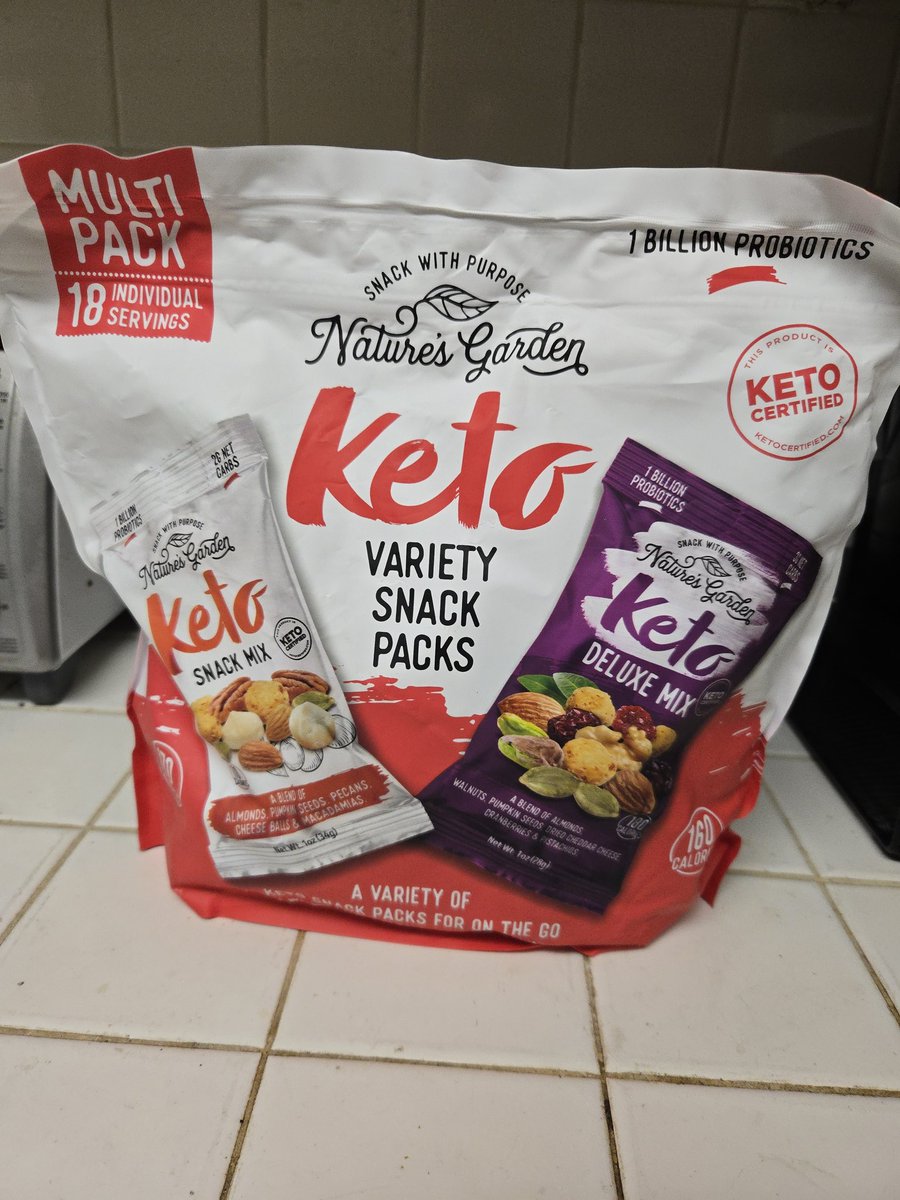 MicrowaveKeto's tweet photo. I'm trying these snack packs for the first time this week, and they are yummy and perfect for #MicrowaveKeto! I love that they are individually wrapped and easy to take with you for work or on the go, when you need that quick snack and need a little something! https://t.co/oSUT9bOAgr